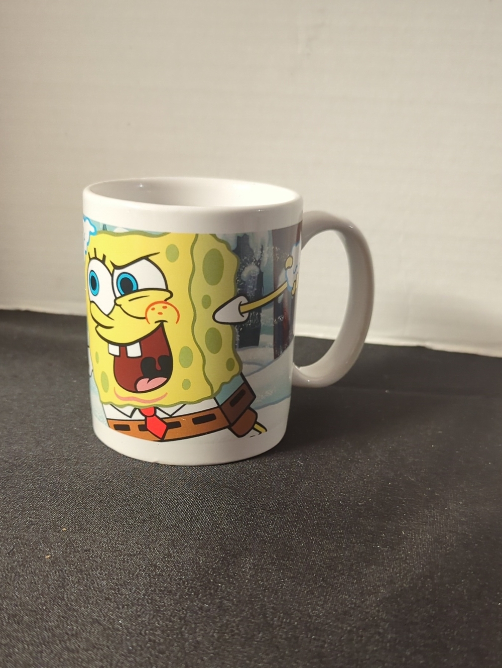 Official SpongeBob SquarePants Snowball Ceramic Mug Viacom 2007